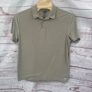 Vuori‎ Mens Polo Shirt Mens 2XL Short Sleeve Heathered Golf Performance Athletic